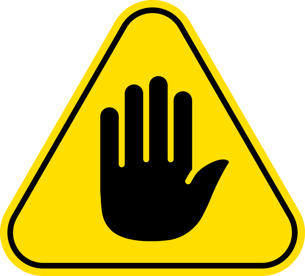 vecteezy yellow stop hand sign 37468875